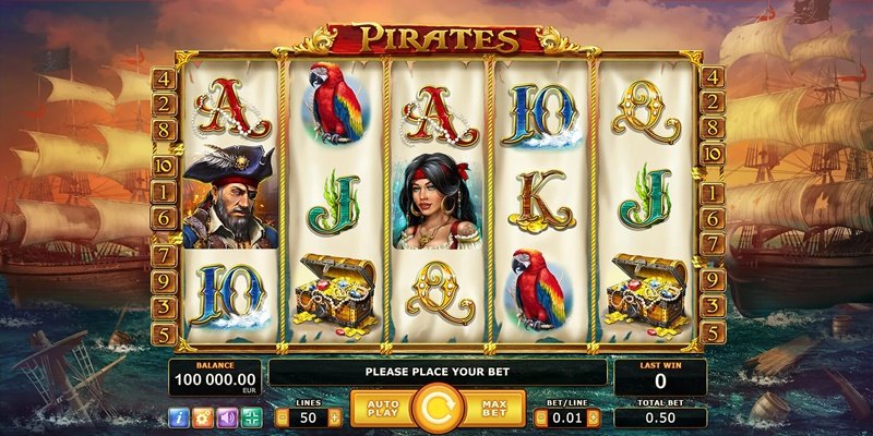 Khám phá luật chơi nổ hũ Pirate Slots chi tiết